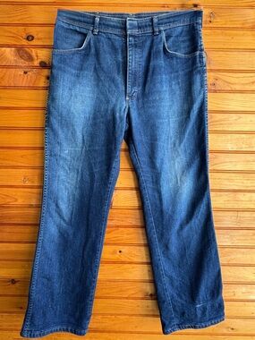 Vintage Comfort Action Sports Bootcut Jeans 36x30 Talon Zip Western Mexico